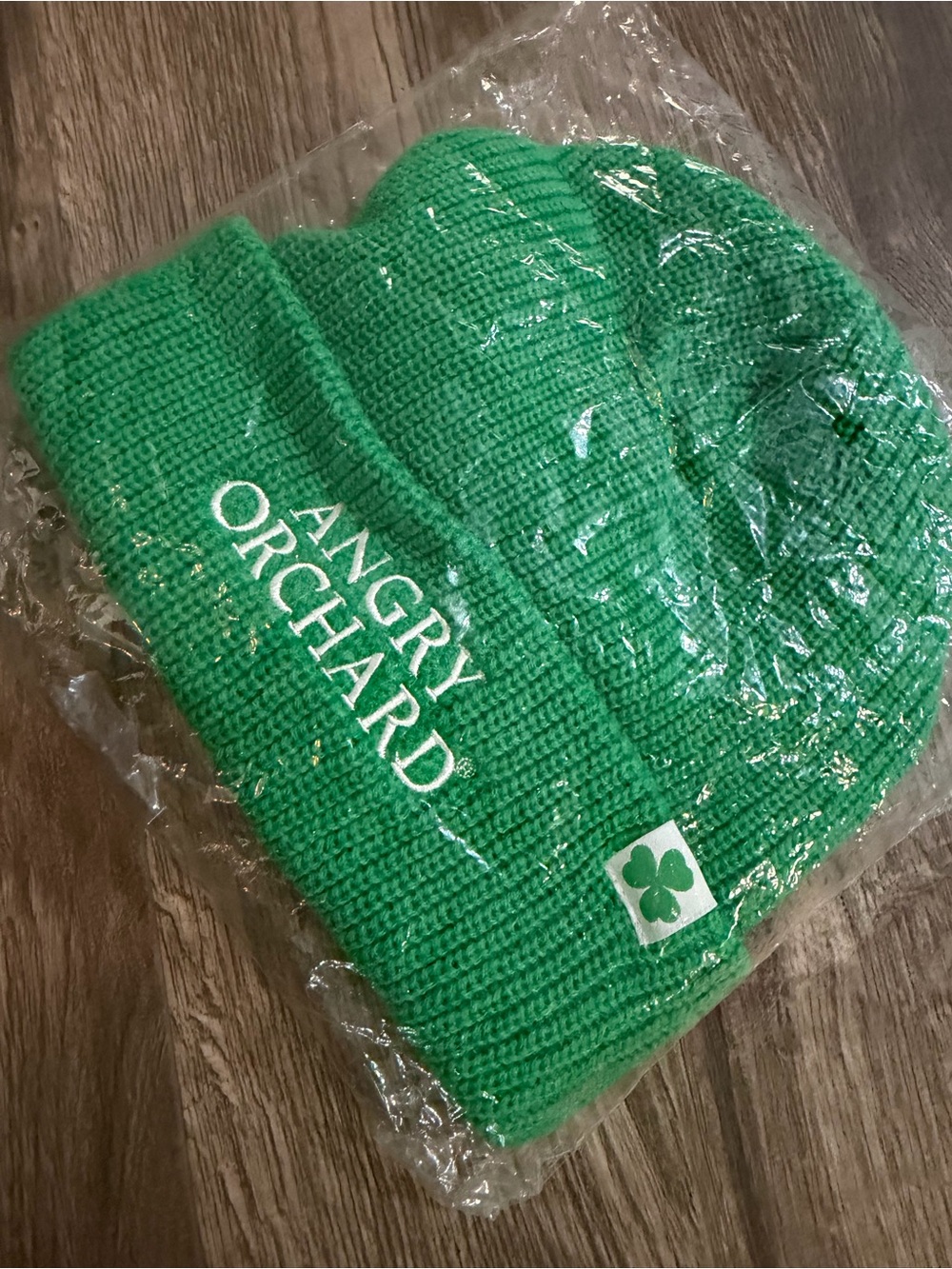 Angry Orchard Promotional Beanie St Patricks Day Edition